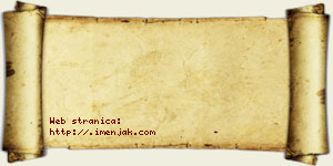 Jasmina Čakaranović vizit kartica